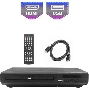 THD301B Black LECTEUR DVD SALON HDMI PERITEL USB au meilleur prix