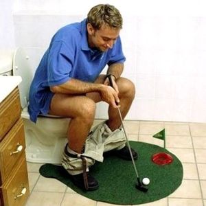 BALLE DE GOLF Mini Golf Pour Toilettes - Potty Putter Toilet Gol