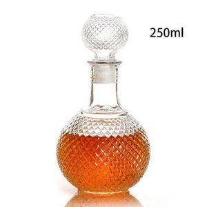 BOUCHON - DOSEUR  250ML - Bouteille de whisky en cristal avec boucho