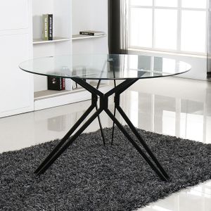 Table a manger ronde verre - Cdiscount