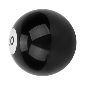  Pommeau de volant pour voiture et camion – En forme de boule de  billard numéro 8, noir