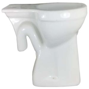 CUVETTE WC SEULE Cuvette de toilette - Porcher - Aspirambo - Sortie orientable - Blanc - Céramique - 36x31x37 cm