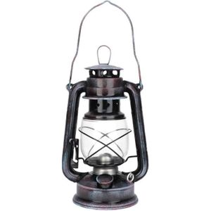LAMPE - LANTERNE Kaifshop - lanterne à pétrole vintage Lampe à pétrole classique de 24 cm Lampe à huile de lanterne à kérosène vintage La