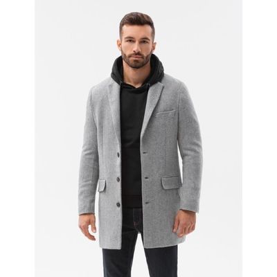 Pardessus homme sale gris