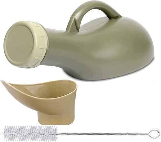 Urinoir Homme Portable CUNQN Urinoir Rétractable Unisexe 750ml - Pour Camping/Voiture/Voyage Faire Pipi En Voiture