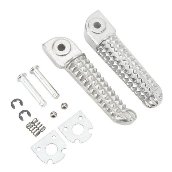 Repose-pieds Passager Moto - Aluminium CNC - Pour Yamaha MT07, MT09, Tracer, XSR - Noir - Confort Et Sécurité