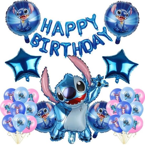 Lilo et Stitch Party Supplies - 8 Pcs Décoration de Fête, Ballons  Anniversaire Feuille Ballon à Air Enfants Anniversaire Décoration -  Cdiscount Maison