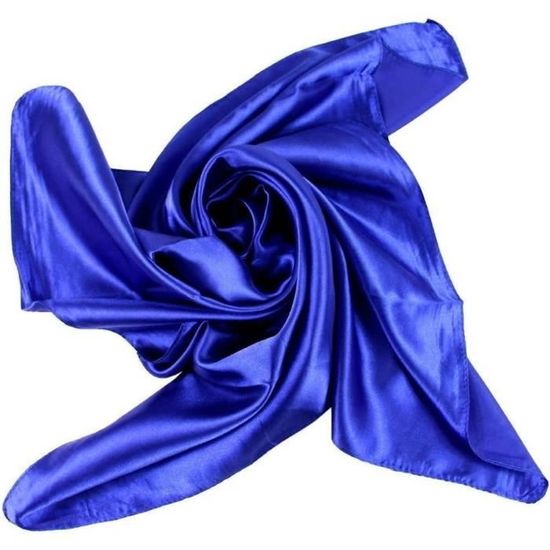 Foulard Carré De Soie Vintage Silk Home - 90cm Violet - Occasion Bon état - Pour Femme
