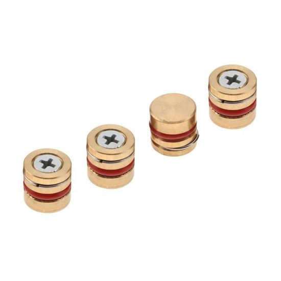 Mobestech Bouchon De Valve Pression Pneus Antivol Cuivre Et Résistant