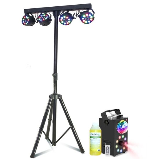 Lampe Effet Lumière Dynamique Projecteur LED Disco 128 Effets - RGBW - 20W - Pour Fête/Mariage/Club - Ambiance Lumineuse Projecteur Motifs Automatiques