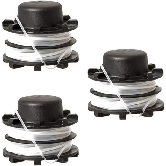 Bobines Fil IKRA Lot De 3 - 1,4mm 4m Pour Coupe-Bordures IGT 350, IGT 600 Et Autres