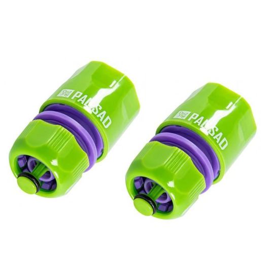 Lot De 2 Raccords Rapide Gardena Aquastop 13mm (1/2") Et 15mm (5/8") - Début Et Fin De Tuyau