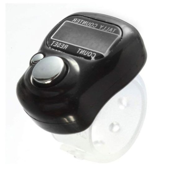 Compteur Digital à Doigt électronique - Compteur Manuel Portable - Pour Golf, Running, Inventaire - Pédagogique Enfants/adultes - 6