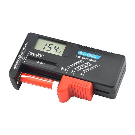 Testeurs De Piles - Testeur Batterie Numérique Détecteur Capacité Outil