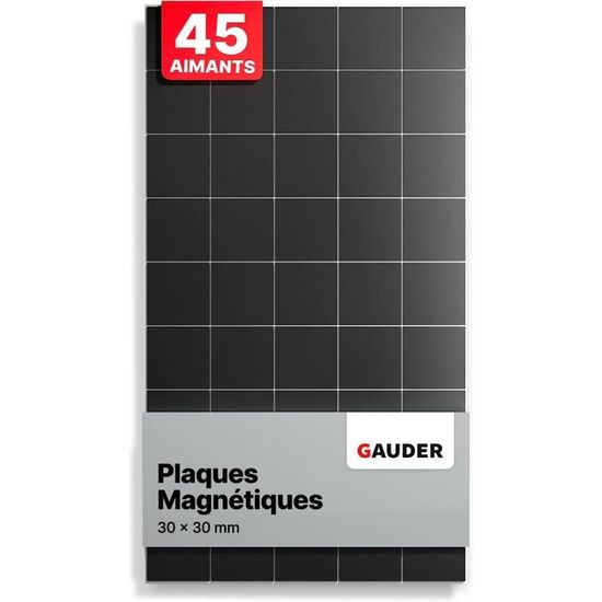 Plaques Magnétiques Autocollantes GAUDER - 100 Pièces Rondes ⌀20 Mm, Forte Adhérence, Pour Photos, Frigo