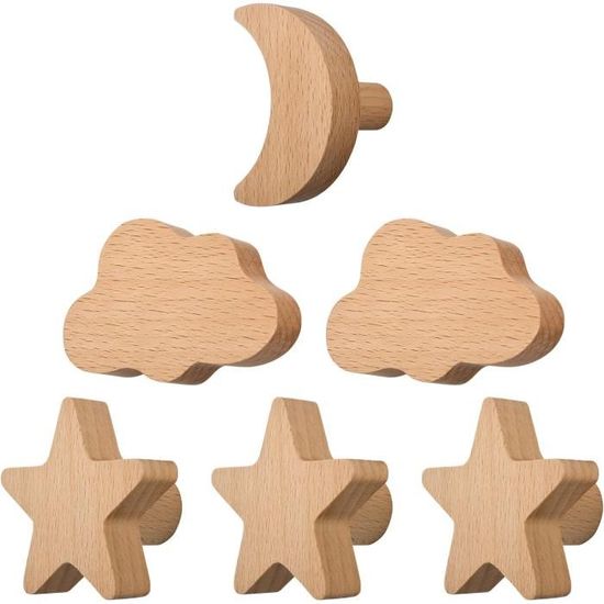 ÉTAGÈRE FLOTTANTE EN Forme De Lune, Présentoir En Bois Pour Chambre EUR