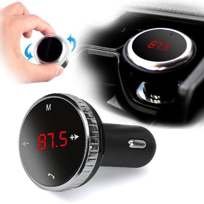Kit de voiture de modulateur de transmetteur FM LCD sans fil Bluetooth lecteur MP3 SD avec télécommande XYQ60922122_5462