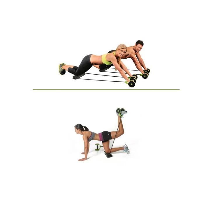 AG Roue à abdos abdominale roulette abdominaux appareil de fitness exercice