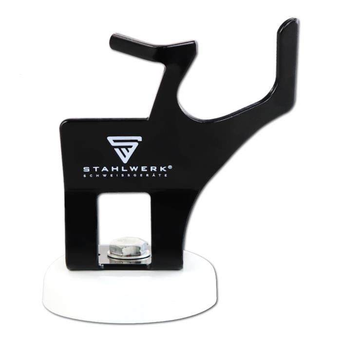 STAHLWERK Porte-pince à électrodes avec support magnétique, support de torche universel pour ARC/MMA/E-Hand