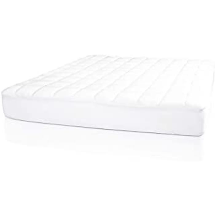 Surmatelas Sur Matelas Protege Matelas Alèse Ultra Doux Et Moelleux Pour Un Confort De Sommeil 160 X 200 Cm