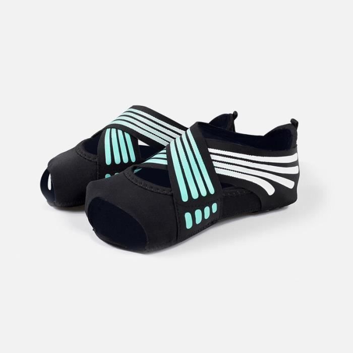 Accessoires Fitness - Musculation,Chaussettes de Yoga professionnelles semelle souple anti dérapant Yoga pieds nus - Type green-M