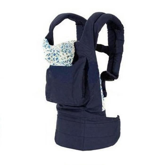 Bleu Porte Bébé Nouveau-né Carrier Confort Sac à dos Sling Wrap