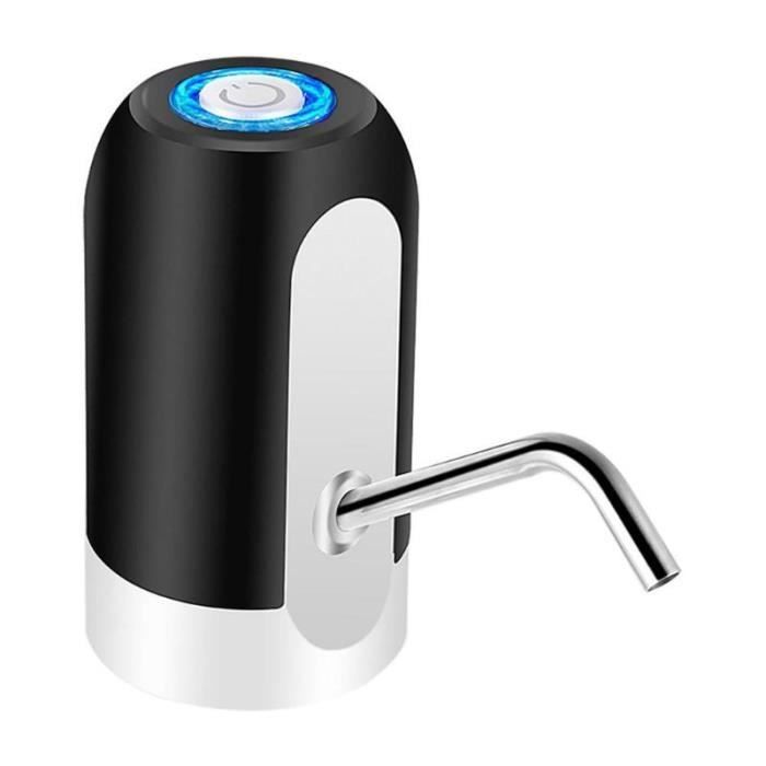 Pompe à bouteille d'eau domestique Charge USB Pompe à eau potable automatique Distributeur d'eau électrique portable,noir