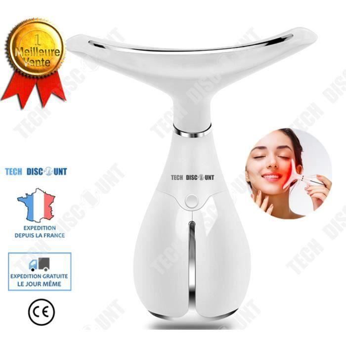 Appareil Anti-Rides pour le visage et le Cou appareil diffuseur Chaud et Froid effet lifting resserrant électrique pour La Peau