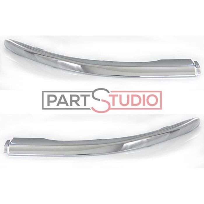 Set des deux moulures latéraux chromé pour pare chocs arrière CITROEN C4 GRAND PICASSO 10-06 => 00007452LK - CT2505R