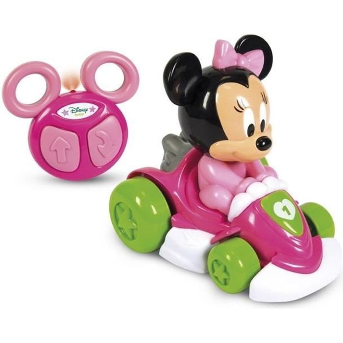 CLEMENTONI Disney Baby - Voiture Radiocommandée Minnie - Jeu d'éveil