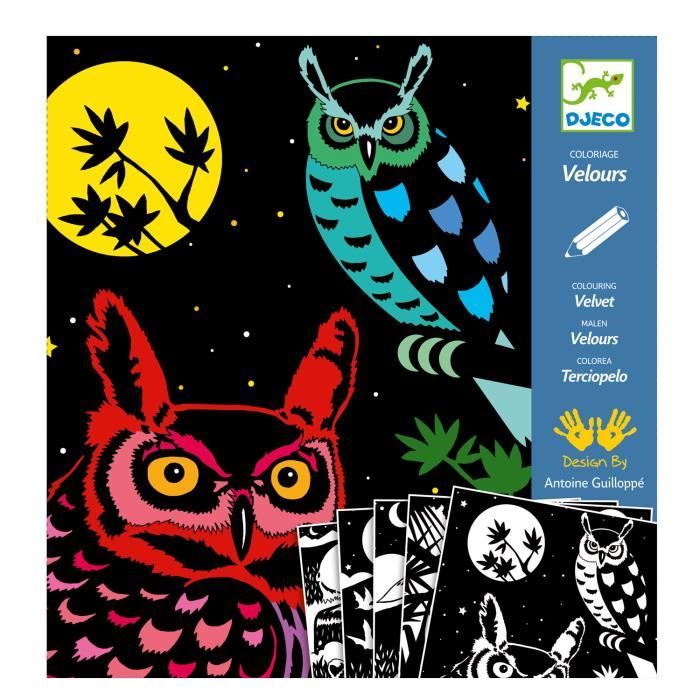 Coloriage Velours : La Forêt