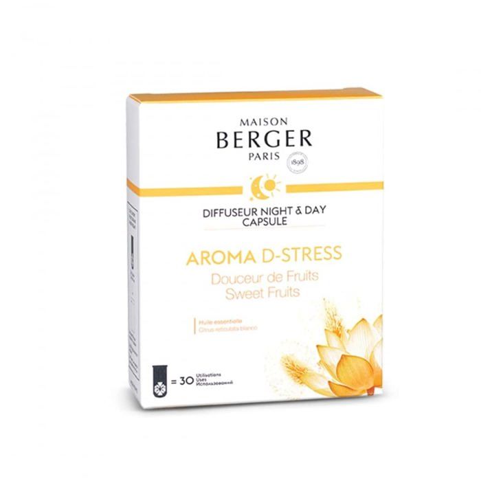 Diffuseur electrique - maison berger recharge diffuseur night & day aroma d-stress