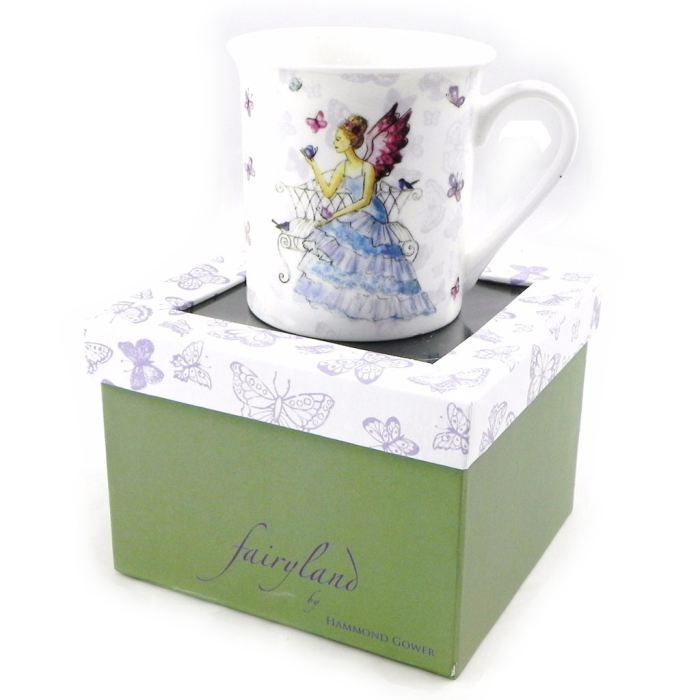 Mug porcelaine -Fairy Dreams- bleu