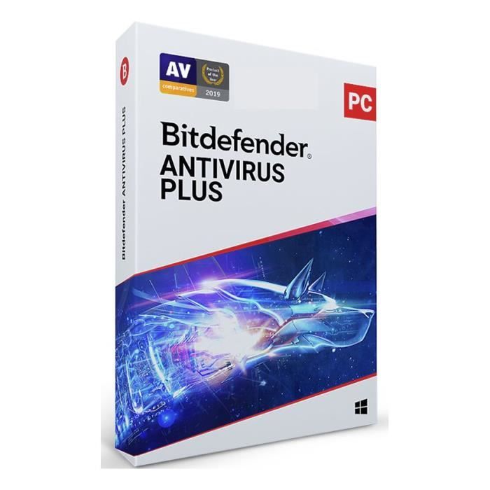 Bitdefender Antivirus Plus 1 Device - Abonnement 1 an - A télécharger