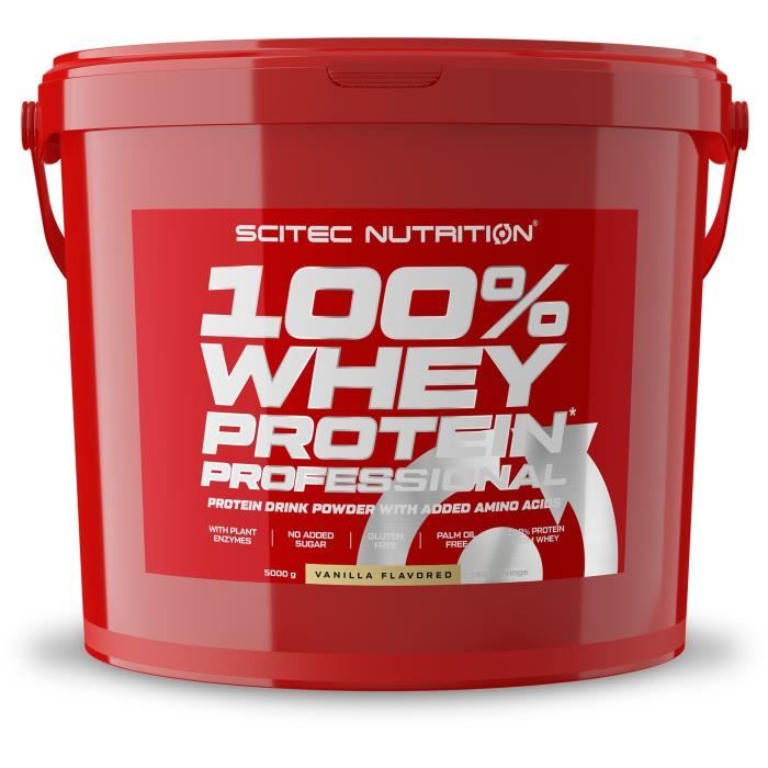 100% Whey Professional 5kg VANILLE Scitec 5000g