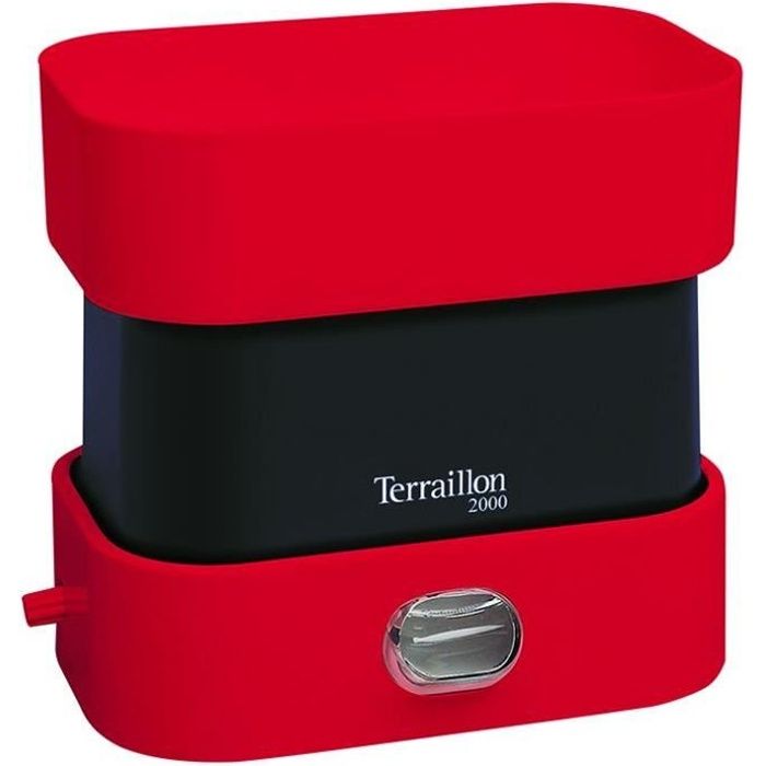 TERRAILLON 14323 - Balance cuisine - BA2000 VINTAGE ROUGE - Conversion liquides - Poignée intégrée - Large plateau