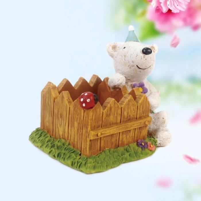 Dessin animé ours Pots de fleurs chambre d'enfants décor de bureau en pot de créatif décoration de la JARDINIERE - BAC A FLEUR