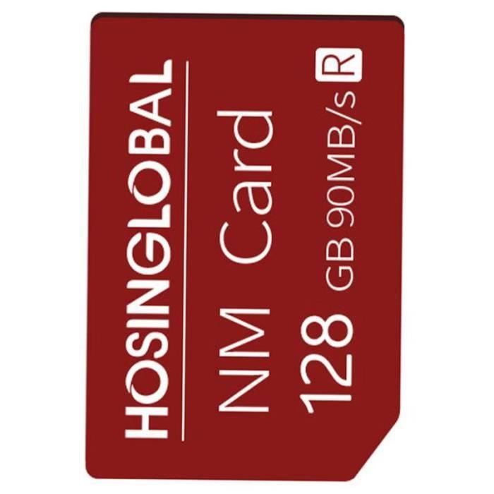BS25724-Téléphone Carte mémoire 128G NM Micro carte SD Téléphone mobile mémoire carte d'extension compatible avec Huawei Smart Pho