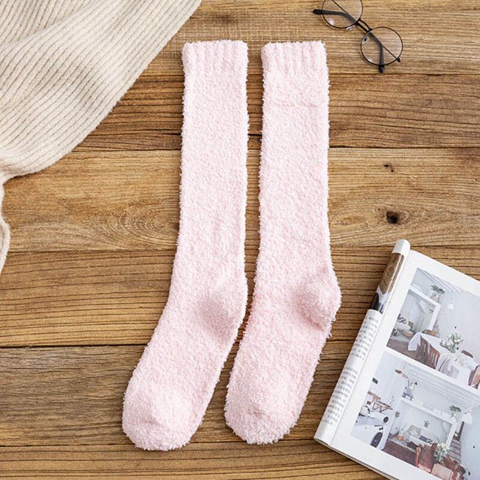 3 Paires De Chaussettes-chaussons En Polaire - Dessins Mignons Pour Hiver - Confort Maison Et Noël - 8