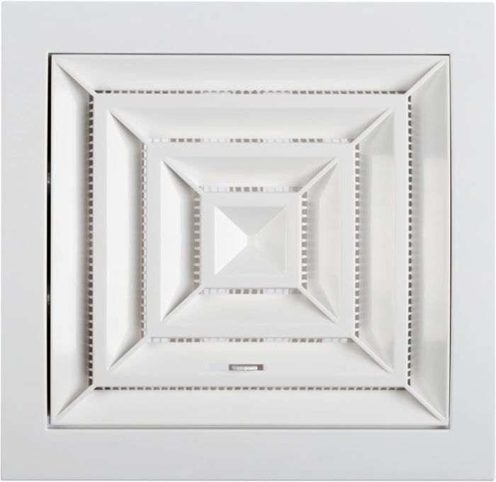 100Mm Grille De Ventilation Blanche En Plastique Abs Avec Moustiquaire ...