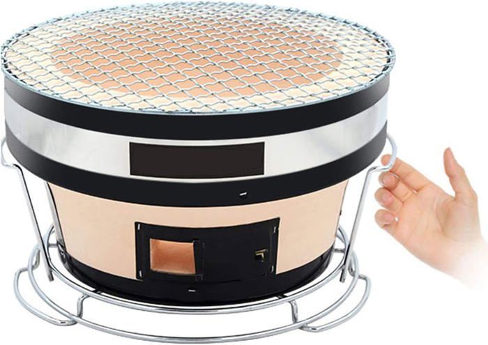 Barbecue De Table Japonais En Céramique - Gril à Charbon De Bois, Portable, Pour Jardin, Camping, Pique-nique - 9