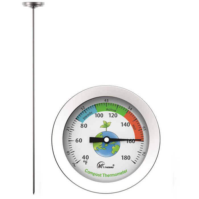 Thermomètre Pour Barbecue Et Four - Acier Inoxydable, Gamme 50-800°F - Pour Gril, Fumoir, Cuisson
