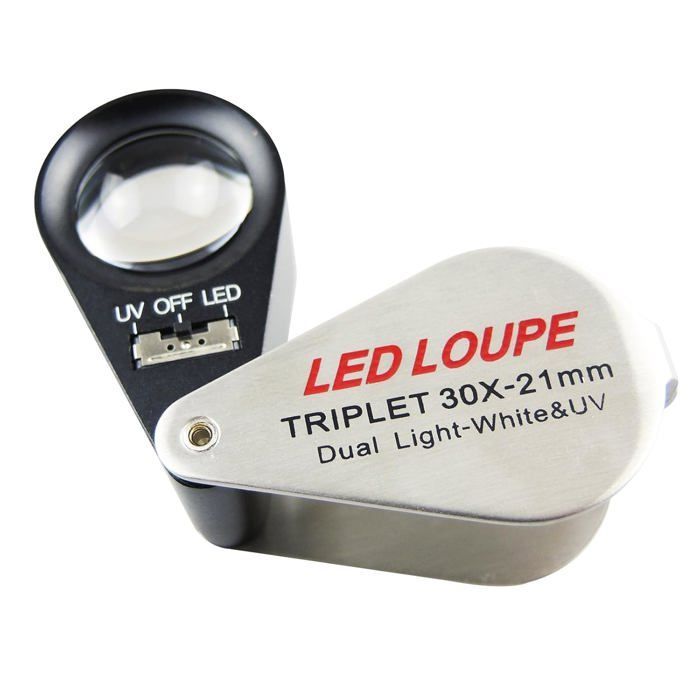 Bijouterie Loupe avec Lumière 20x Agrandissement, Pliage Loupe avec LED et UV Lumière, Horlogerie Loupe - Appareil Photo Bijouterie Loupe avec Lumière 20x Agrandissement, Pliage Loupe avec LED et UV Lumière, Horlogerie Loupe - Appareil Photo