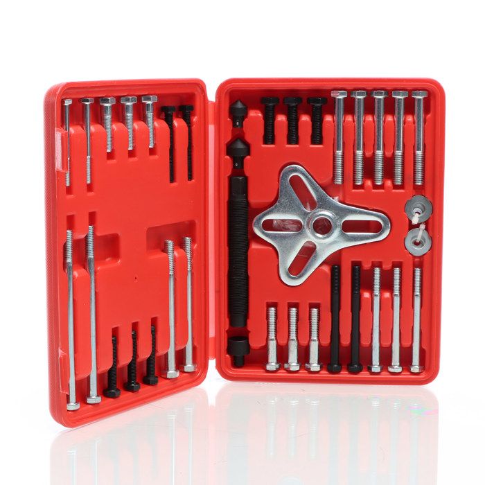 XPOtool Lot d’extracteurs de volant universel en acier de 46 pc Extracteur d’Amortisseur Vilebrequin