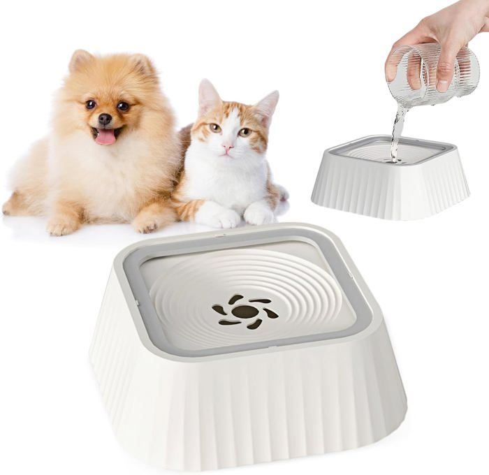 Gamelle deau pour chien de 1 3 l sans renversement gamelle deau pour chien gamelle flottante anti-éclaboussures gamelle Gamelle deau pour chien de 1 3 l sans renversement gamelle deau pour chien gamelle flottante anti-éclaboussures gamelle