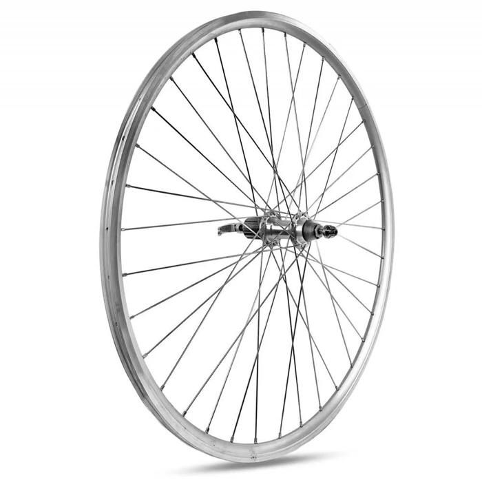 Roue arrière pour clincher - Bonin - 28 - Aluminium - 8/9 vitesses - Compatible Shimano