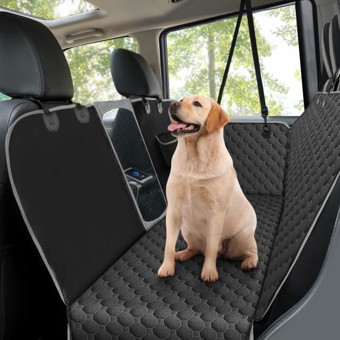 Tapis De Coffre Universel étanche Avec Rabat Pare-chocs - Dimensions 185x105x33 Cm, Tissu Oxford 600D, Noir