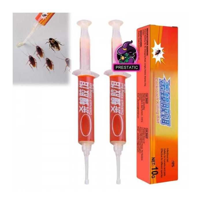 Produit anti cafards puissant : gel anti cafards - 2 seringues