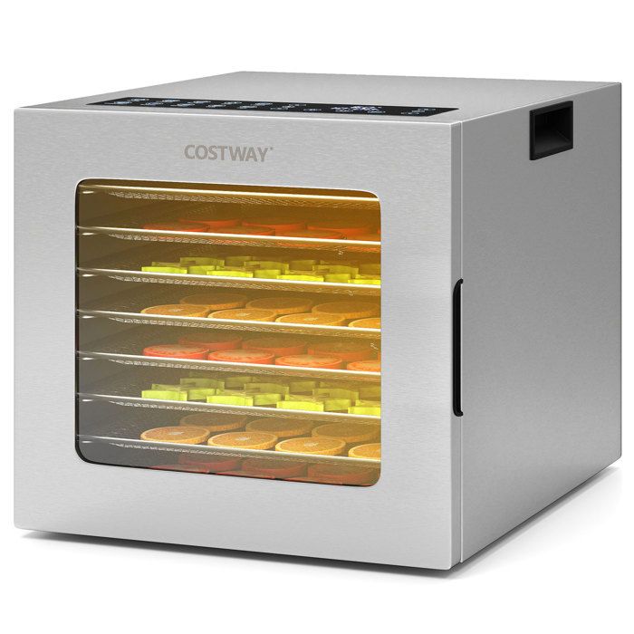 Deshydrateur Alimentaire Avec 6 Plateaux Inox, 650W, Minuteur 48H, 35 À 75°C, Food Dehydrator 3