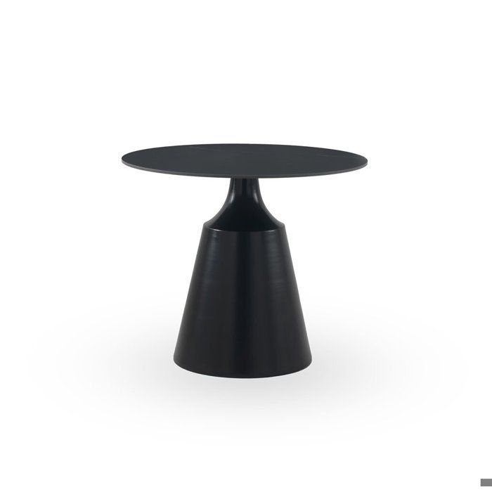 Table de salle à manger ronde 90 diam. avec plateau en céramique